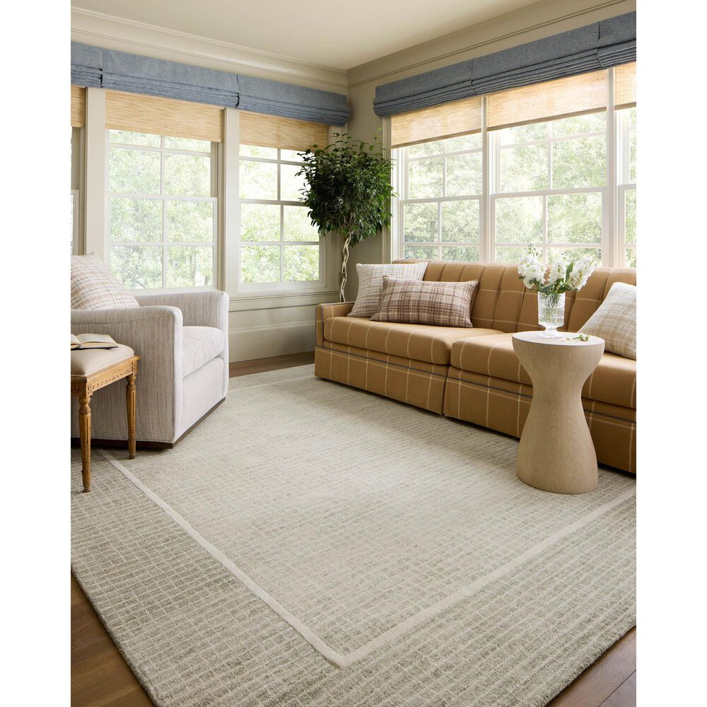 Chris Loves Julia x Loloi Briggs 5&#39; x 7&#39;6&quot; Sage and Ivory Area Rug, , large