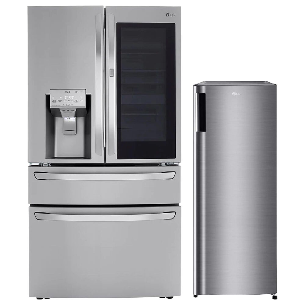 LG Craft Ice Smart WiFi Enabled 27.8-cu ft 4-Door French Door Refrigerator  with Dual Ice Maker (Fingerprint Resistant) ENERGY STAR in the French Door  Refrigerators department at