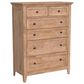 Hawthorne Furniture San Mateo 5-Piece King Panel Bedroom Set in Wheat, , large