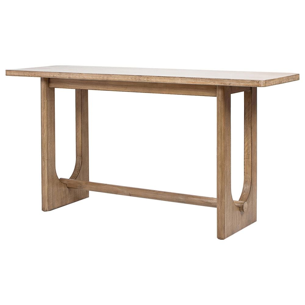 Jennifer Taylor Home Turkey Console Table in Antique Natural Brown, , large