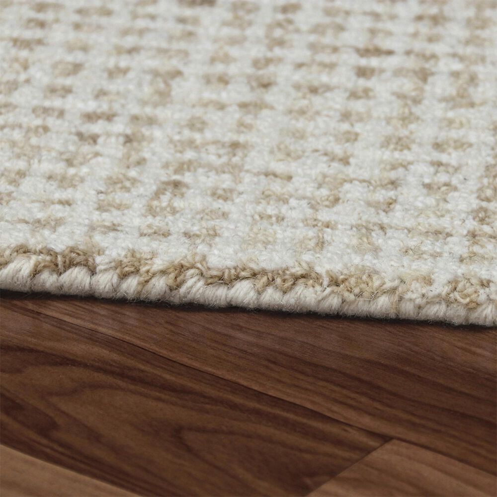 L&amp;R Resources Criss Cross Beige and Ivory 5&#39; x 7&#39;9&quot; Area Rug, , large