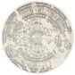 Safavieh Adirondack ADR101B-10R 10" x 10"  Ivory/Silver Round Rug, , large