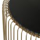 Maple and Jade Accent Table in Gold and Dark Gray (Set of 2), , large