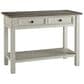 Ashley Bolanburg Sofa Table in Weathered Oak and Antique White, , large