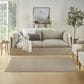 Nourison Courtyard Ivory and Silver 4" x 6" Indoor/Outdoor Area Rug, , large