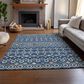 Dalyn Rug Company Neo NO12 10" x 14" Navy Area Rug, , large