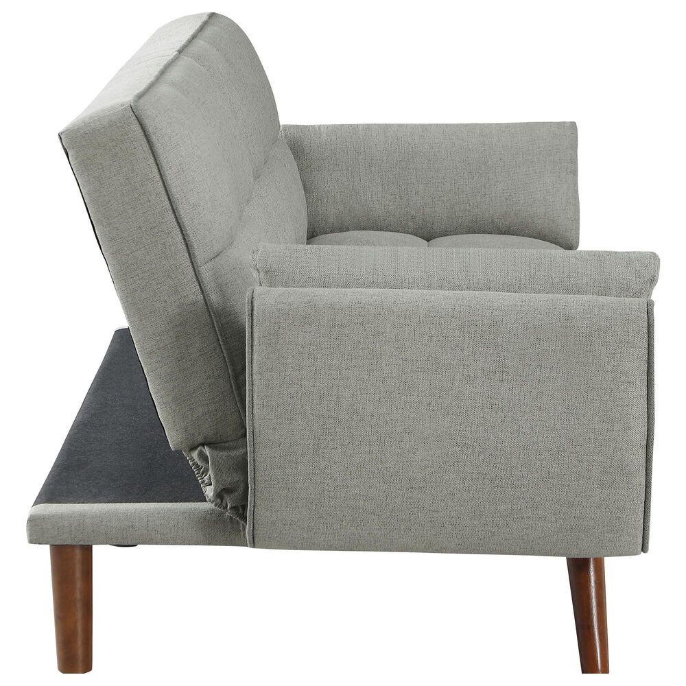 Pacific Landing Caufield Stationary Convertible Sofa Bed in Grey, , large