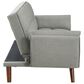 Pacific Landing Caufield Stationary Convertible Sofa Bed in Grey, , large