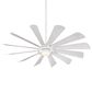 Minka-Aire Windmolen 65" Indoor/Outdoor Smart Ceiling Fan with LED Light in Textured White, , large