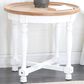 Maple and Jade Tray Top Accent Table in Vintage White and Brown, , large