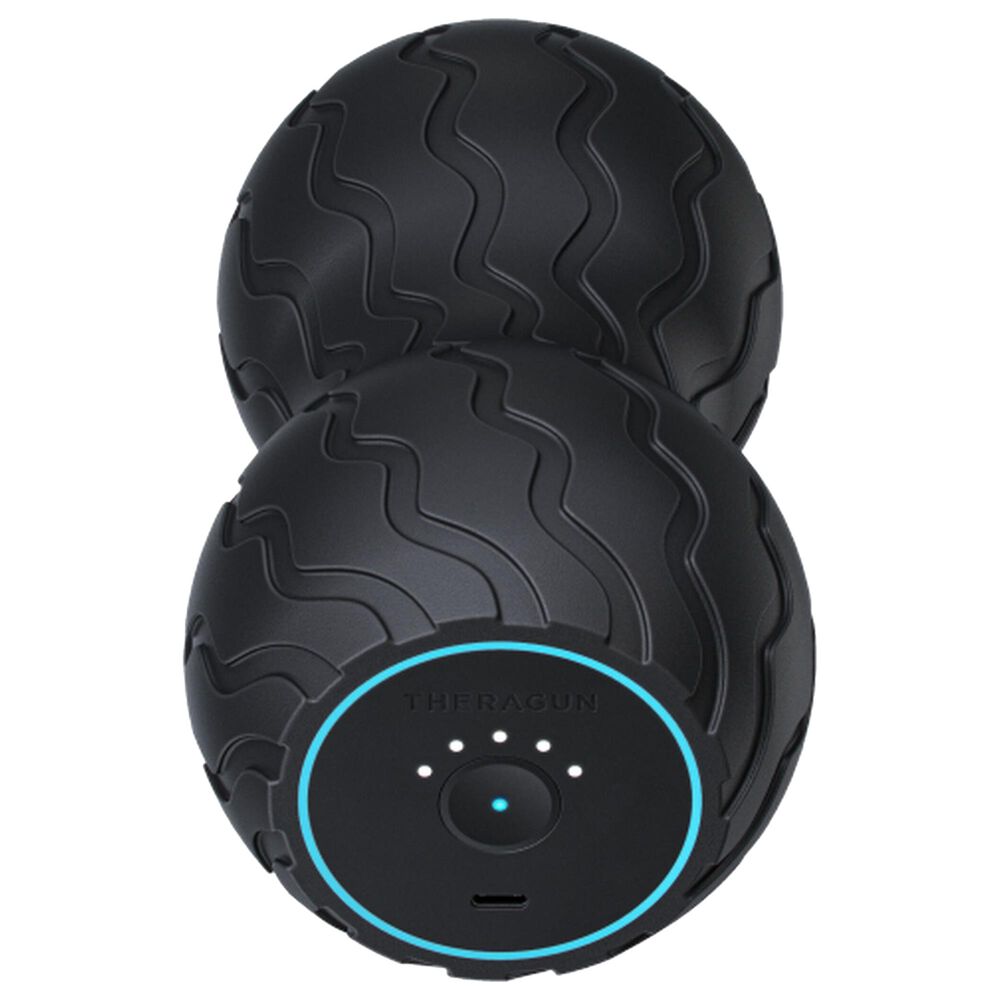 Therabody Wave Duo Portable Smart Vibrating Roller in Black, , large