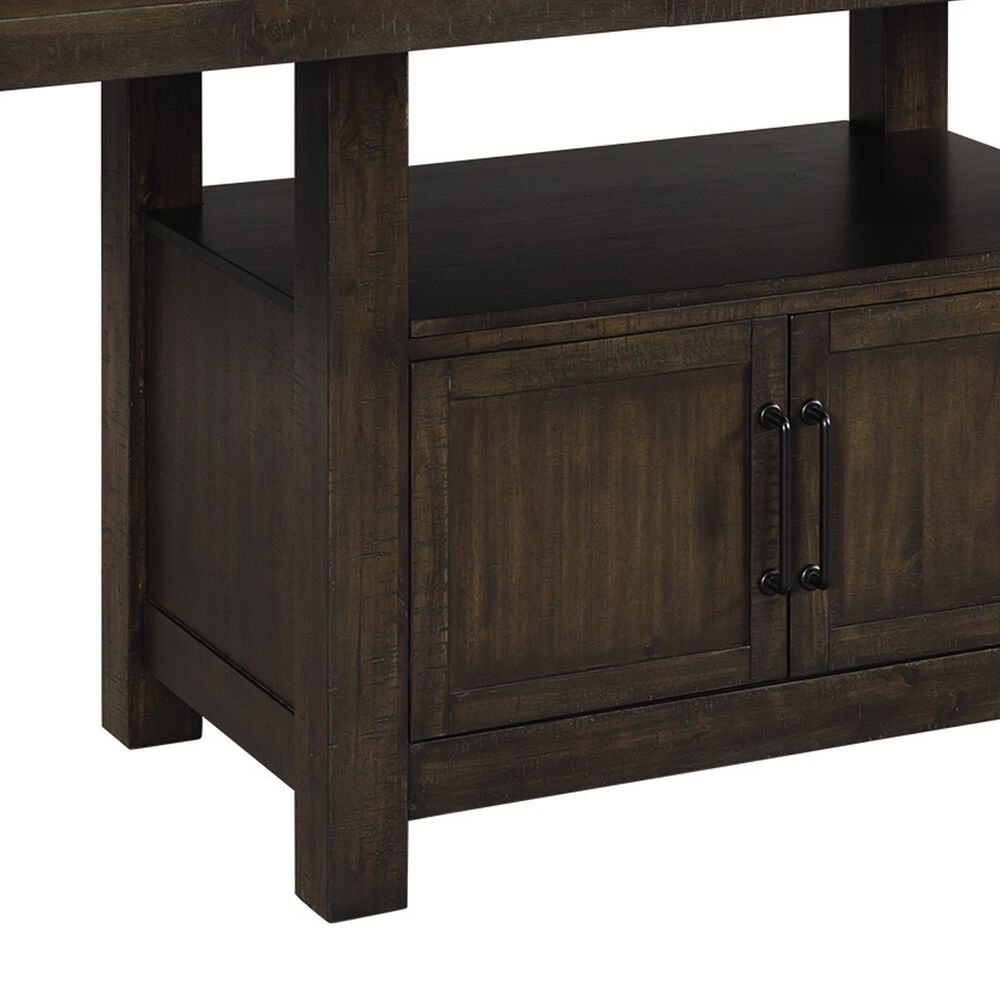Mayberry Hill Colorado 5-Piece Counter Dining Set in Brown, , large