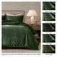 Hampton Park Harper 3-Piece Full/Queen Velvet Quilt Set in Taupe, , large