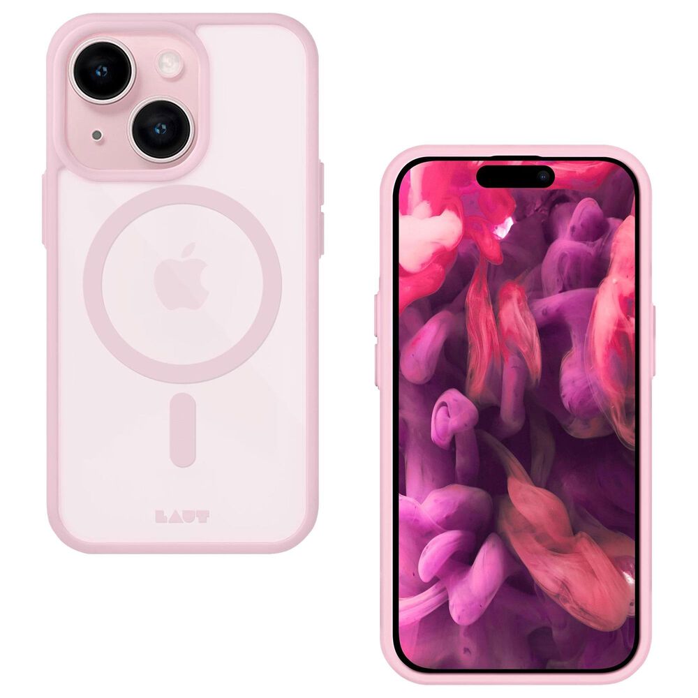 LAUT Huex Protect MagSafe Case for Apple iPhone 15/14/13 in Pink, , large