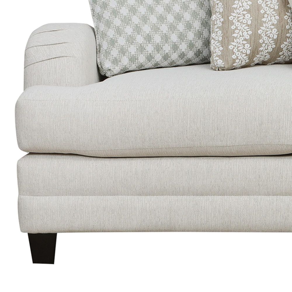 Xenia Whisper Fog Stationary Sofa in Basic Wool, , large