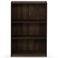HOMLUX 3-Tier Display Bookshelf with Adjustable Shelves in Columbia Walnut, , large
