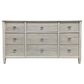 Riverside Furniture Carmella 9-Drawer Dresser in Pebble Oak, , large