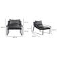 Moe"s Home Collection Connor Leather Club Chair in Black, , large
