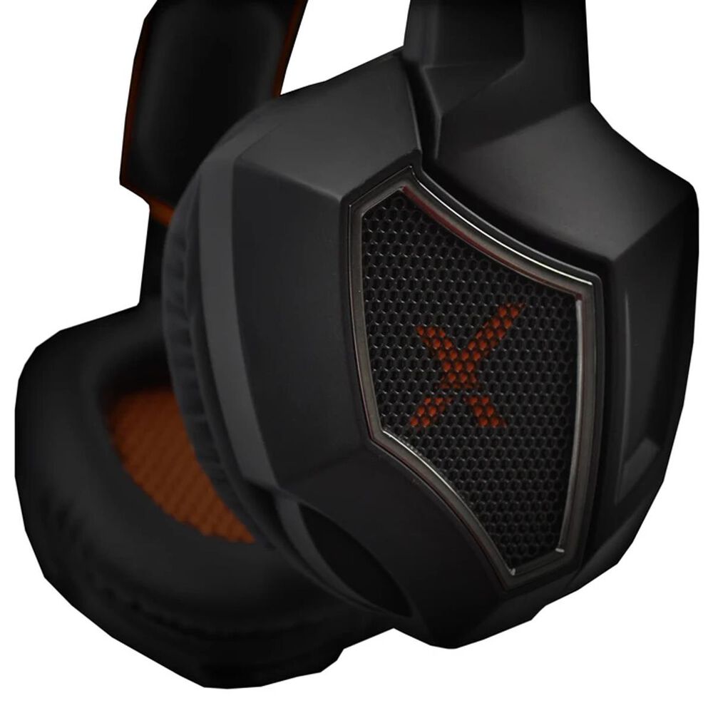 X-Rocker XH3 Wired Headset in Black/Orange, , large