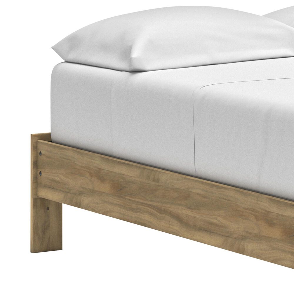 Ashley Bermacy Full Platform Bed in Light Brown, , large