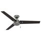 Hunter Cassisus 52" Outdoor Ceiling Fan in Matte Silver, , large