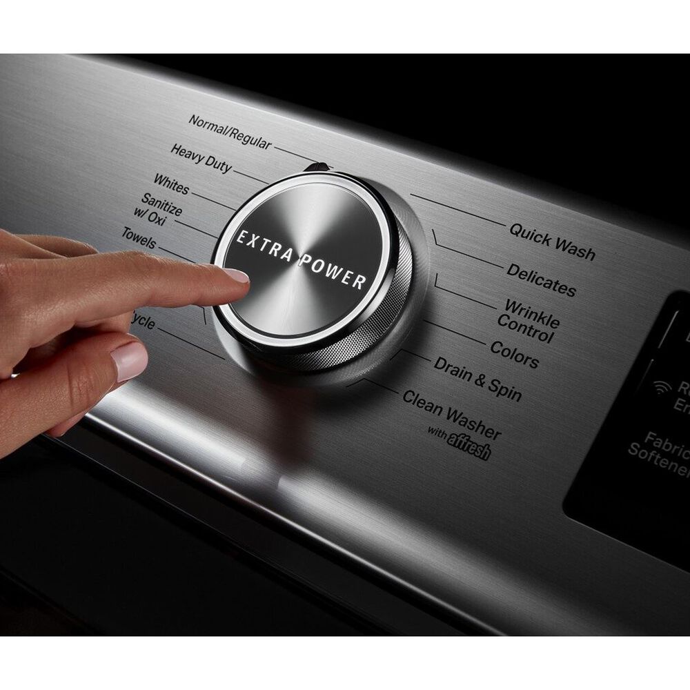 Maytag 5.2 Cu. Ft. Top Load Washer with Agitator in Metallic Slate, , large