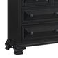 Mayberry Hill Bridgestone 7-Drawer Dresser and Mirror in Black, , large