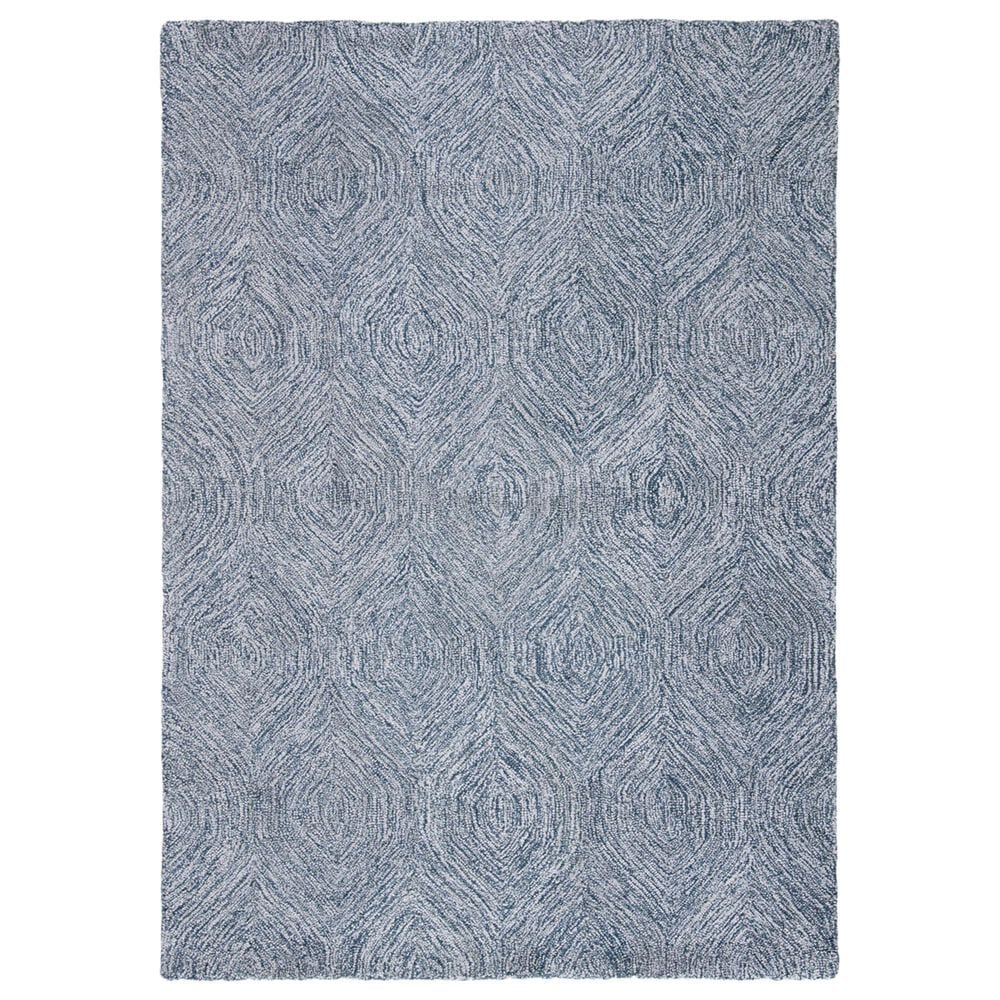 Safavieh Micro-Loop Transitional 4" x 6" Grey and Ivory Area Rug, , large