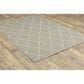 Oriental Weavers Portofino 7225H 5"3" x 7"3" Gray Area Performance Rug, , large