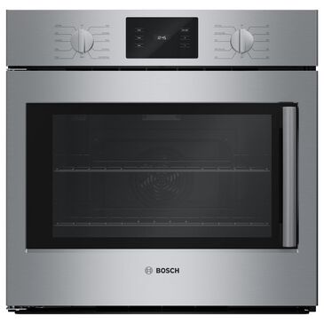 Bosch 500 Series 30" Single Electric Wall Oven in Stainless Steel and Black, , large