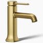 Kohler Occasion Bathroom Sink Faucet in Vibrant Brushed Moderne Brass, , large