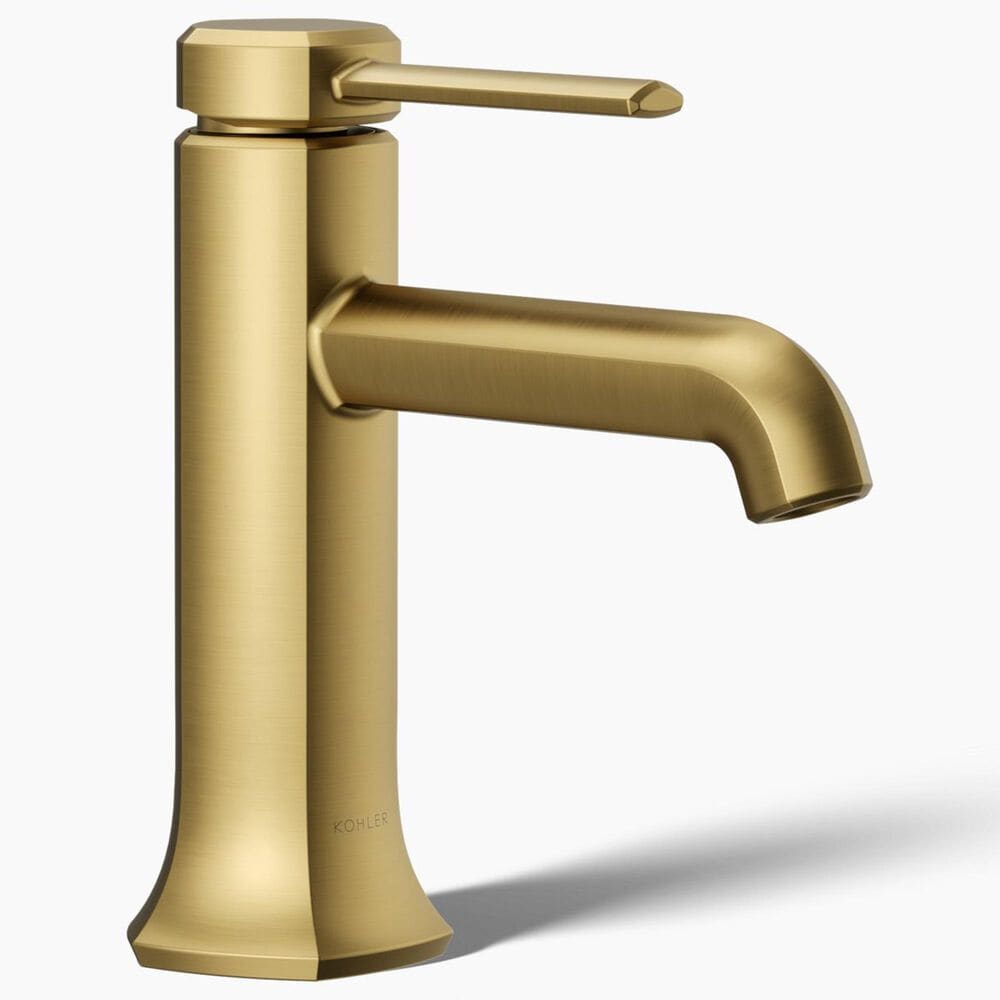 Kohler Occasion Bathroom Sink Faucet in Vibrant Brushed Moderne Brass, , large
