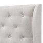 Baxton Studio Cadence King Wingback Headboard in Greyish Beige, , large