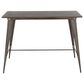 Lumisource Oregon Counter Table in Espresso/Antique, , large