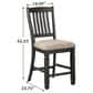 Ashley Tyler Creek 5-Piece Counter Height Set in Textured Black, , large