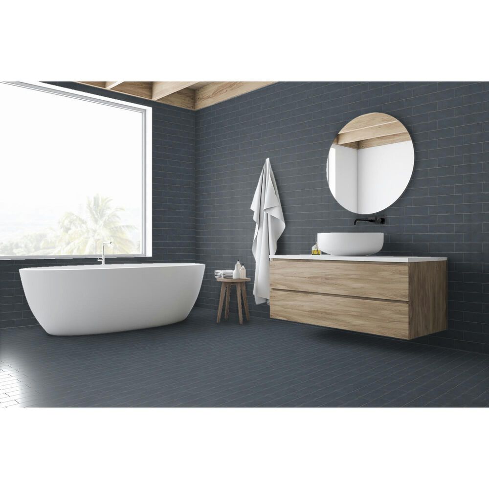 Emser Passion Azul 3&quot; x 8&quot; Glossy Porcelain Tile, , large
