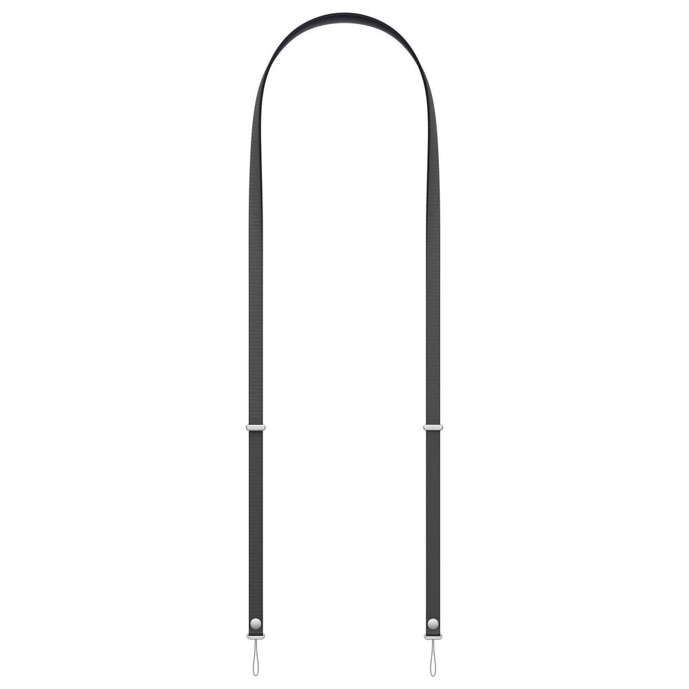 Apple Crossbody Strap in Black, , large