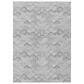 Dalyn Rug Company Seabreeze SZ2 9" x 12" Silver Area Rug, , large