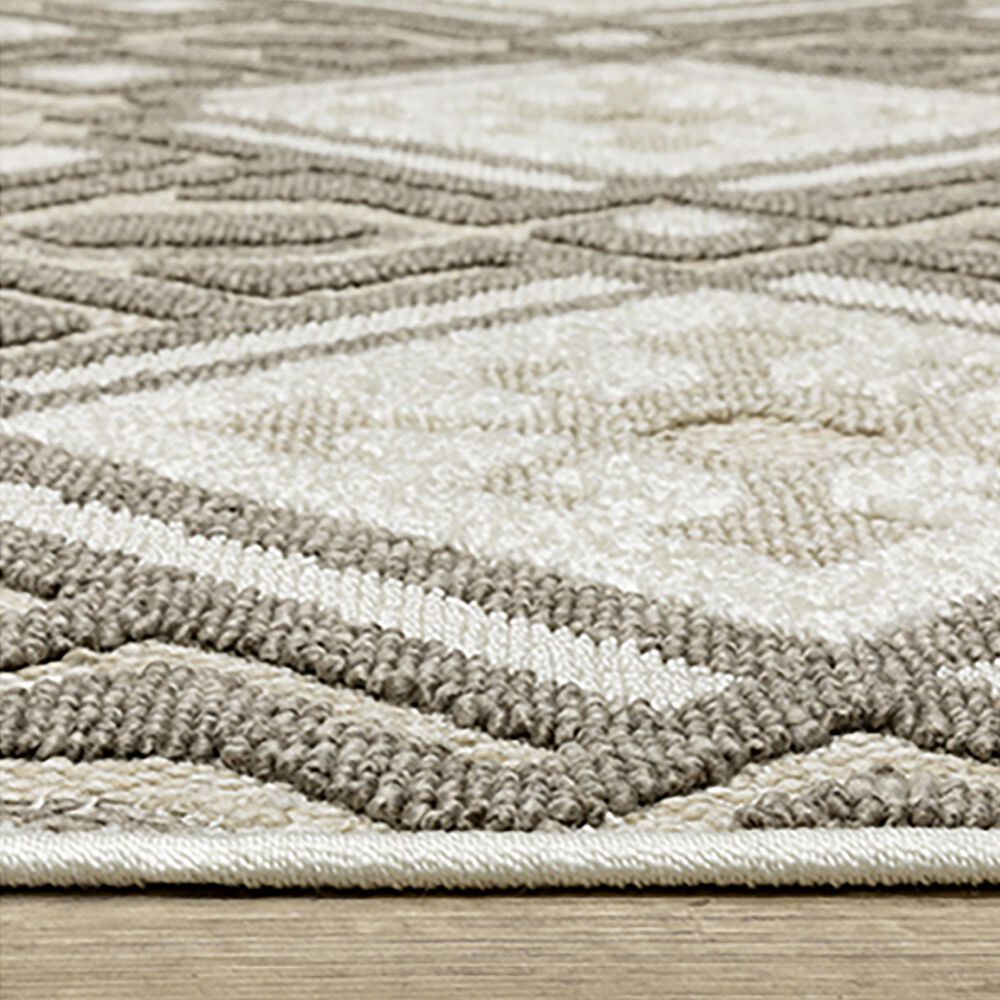 Oriental Weavers Tangier 2&#39;3&quot; x 7&#39;6&quot; Brown Runner, , large