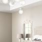 Hunter Hepburn 1-Light Semi-Flush Mount in Matte White, , large