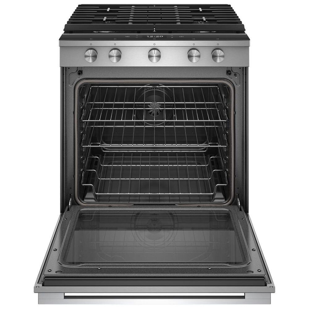 Whirlpool 5.8 Cu. Ft. Handle Slide-in Gas Range in Fingerprint Resistant Stainless Steel, , large