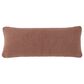 HiEnd Accents Teddy 14" x 36" Lumbar Throw Pillow in Dusty Rose, , large