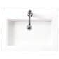 James Martin Vanities Linden 24" Single Bathroom Vanity in Mid Century Walnut with 5 cm White Glossy Resin Top and Rectangular Sink, , large