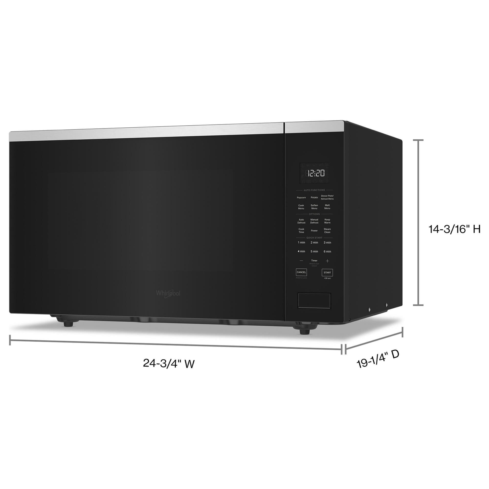 Whirlpool 2.2 Cu. Ft. Sensor Cooking Microwave in Fingerprint