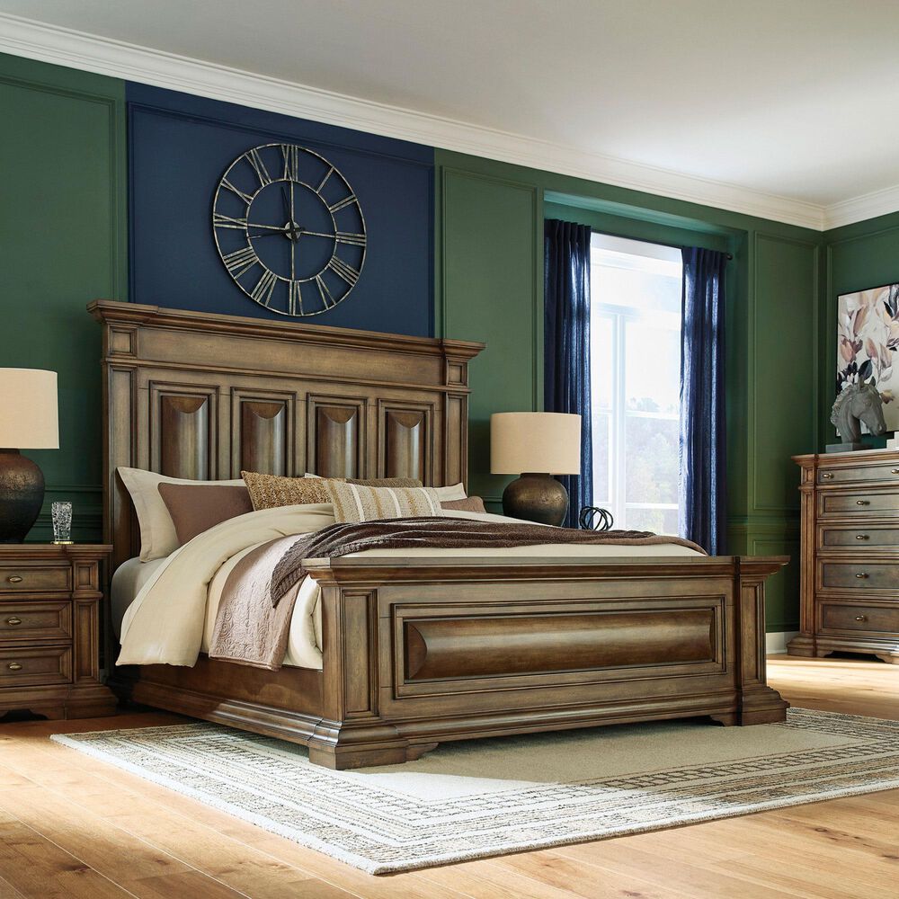 Millenium Frantanna King Panel Bed in Brown, , large