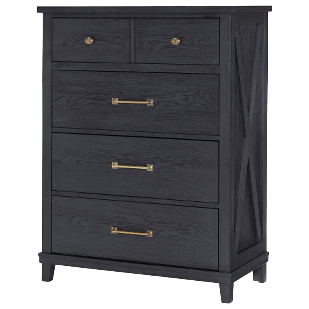 Legacy Classic Flatiron 4-Drawer Chest in Black, , large