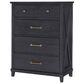 Legacy Classic Flatiron 4-Drawer Chest in Black, , large
