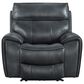 Hawthorne Furniture Summit Recliner with Power Headrest in Bolero Slate, , large