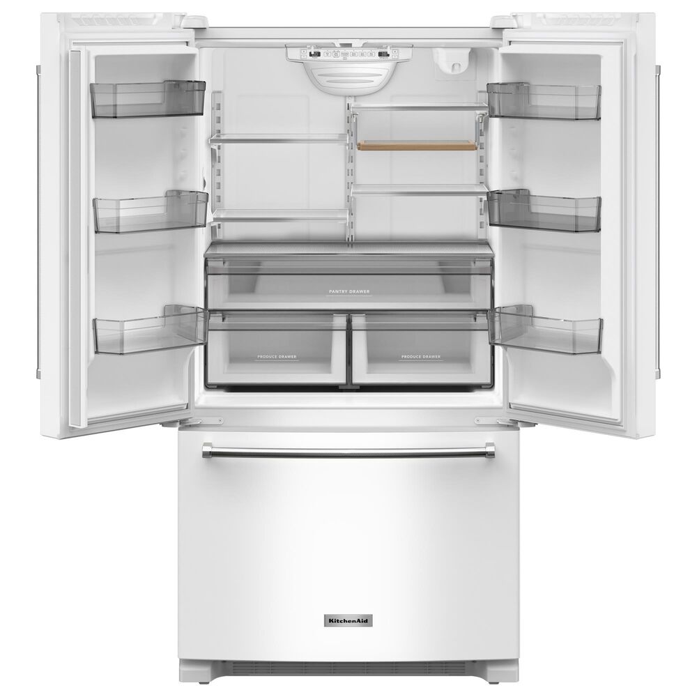 KitchenAid 20 Cu. Ft. French Door Refrigerator in White, , large