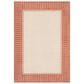 Surya Alfresco 5"11" x 8"10" Rust and Beige Indoor/Outdoor Area Rug, , large
